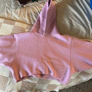 Balance athletica/vitality pink cropped hoodie